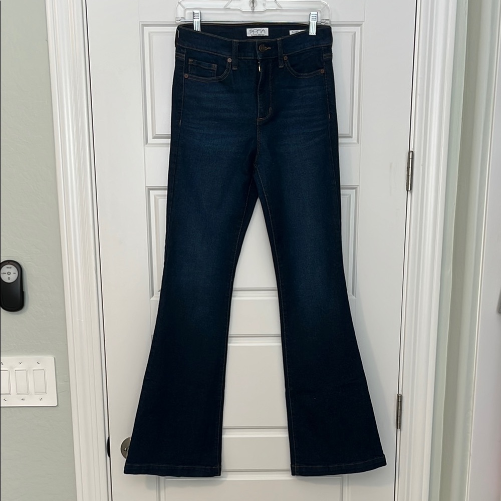 Sofia by Sofia Vergara Dark Indigo Flare Jeans